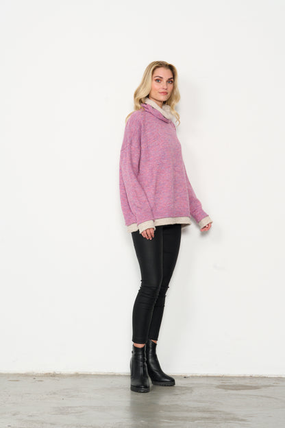 Jumper Contrast Double Hems