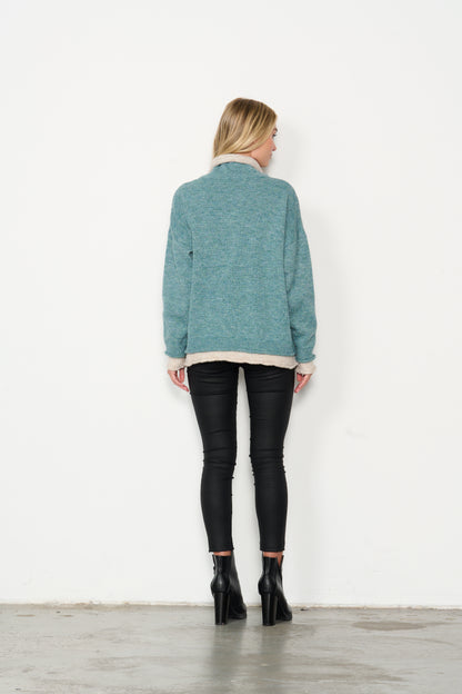 Jumper Contrast Double Hems