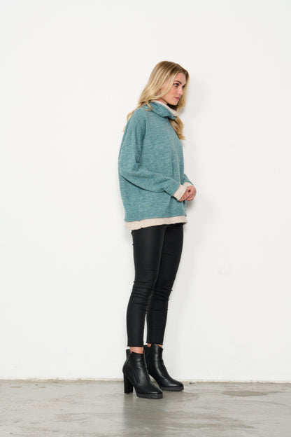 Jumper Contrast Double Hems