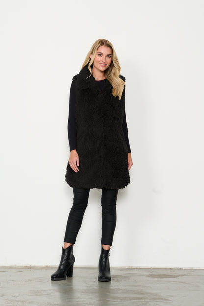 Vest Sherpa Faux Fur