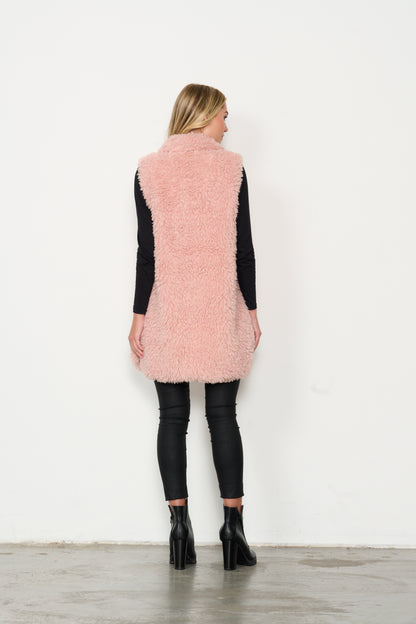 Vest Sherpa Faux Fur