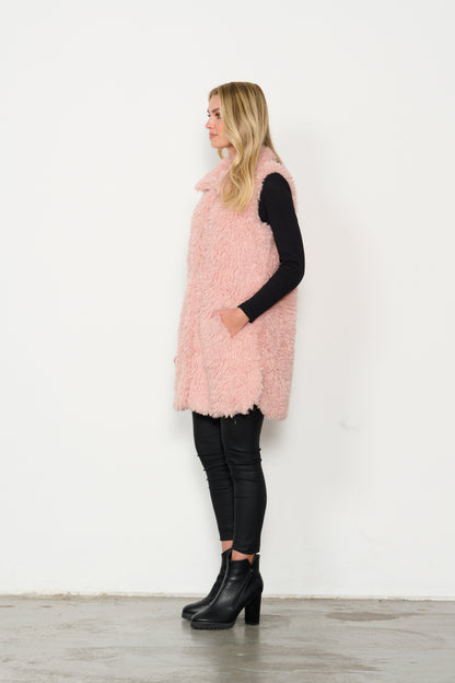 Vest Sherpa Faux Fur