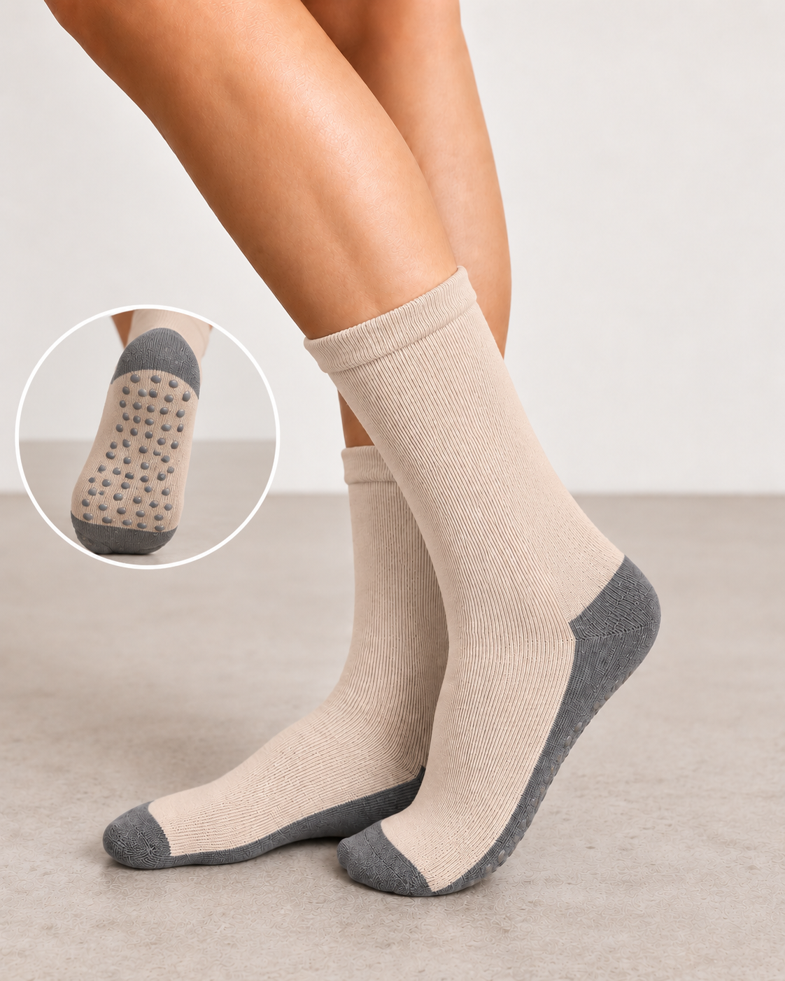 Bamboo Health Socks with Grip