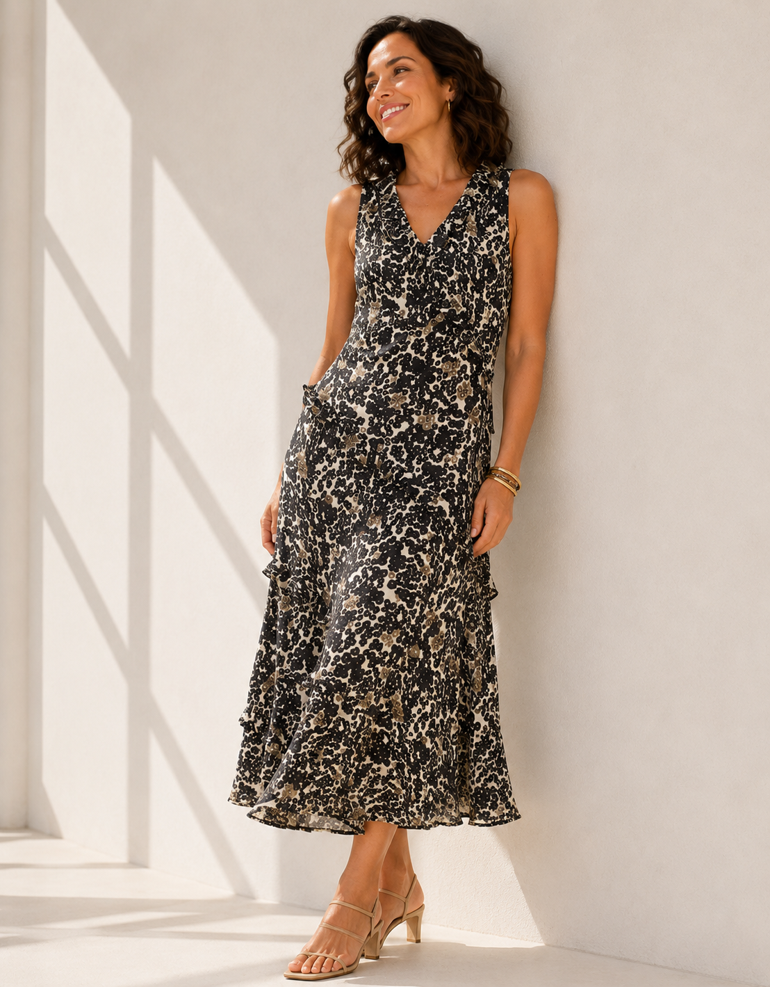 Jade Ruffle Dress