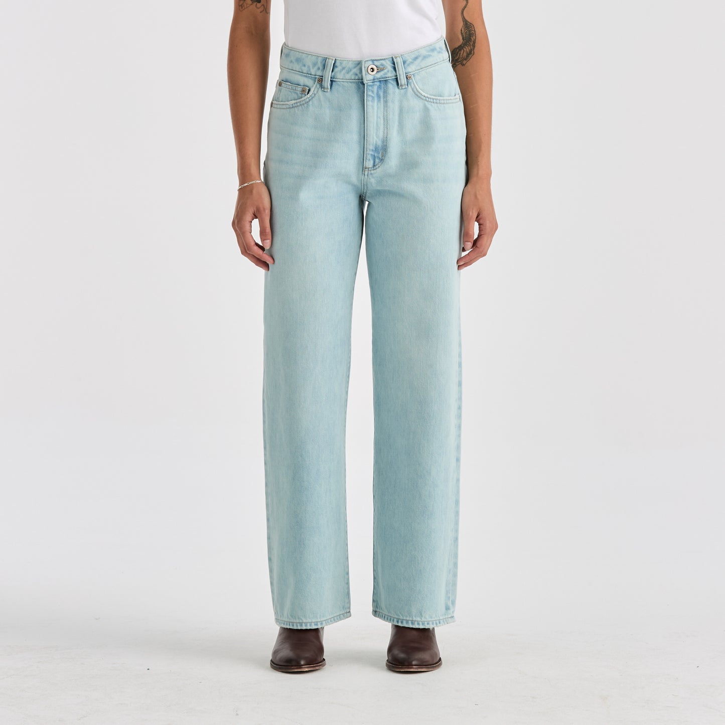 Lee High Wide Leg Jeans