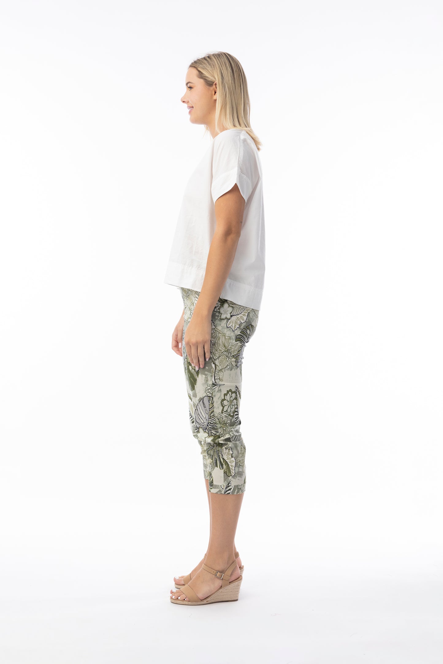 Lima Olive Pant Bengaline