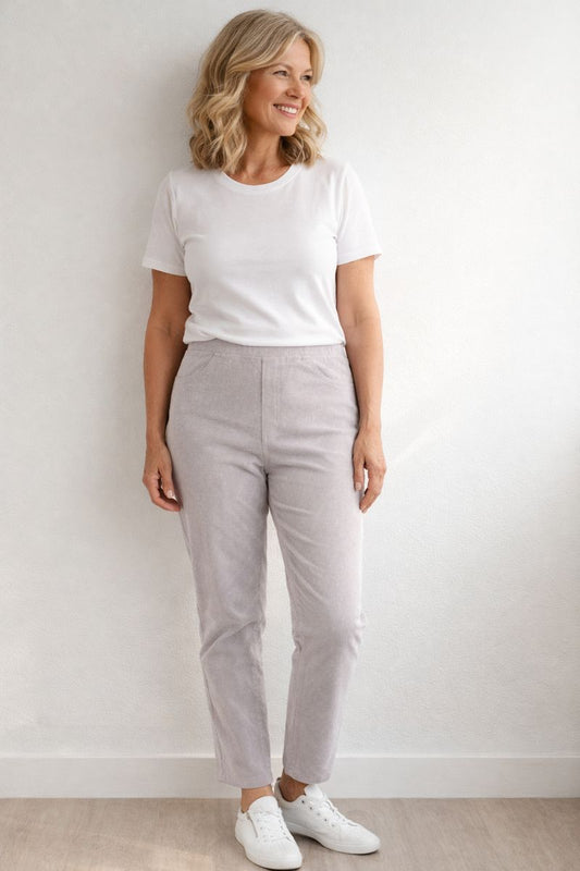 Vail Cord Pull on Pant Short Leg