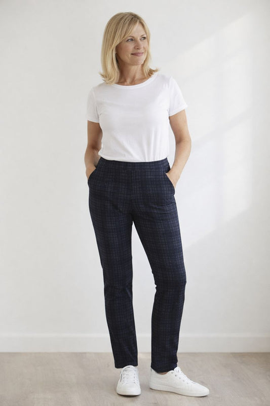 Chella Printed Ponte Pant