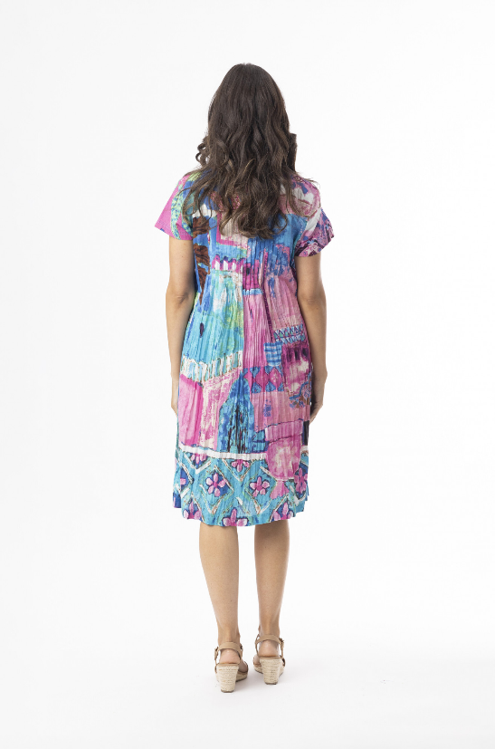 Printed Cotton Easy Fit Dress