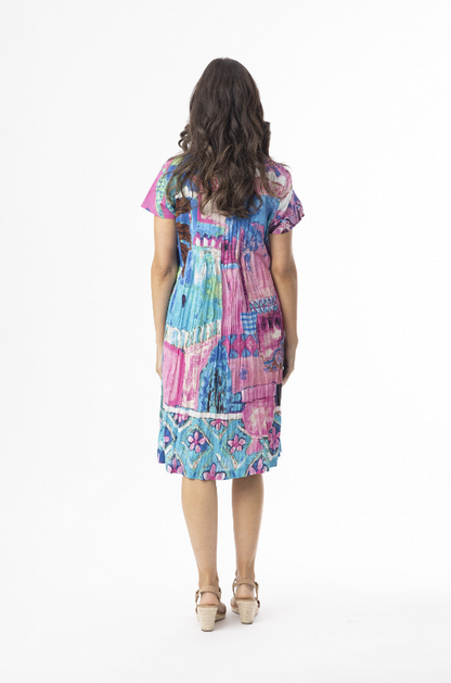 Printed Cotton Easy Fit Dress