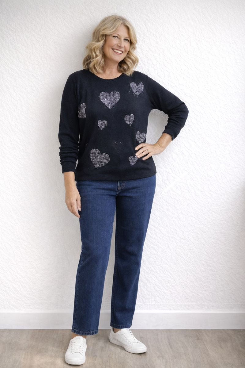 Hearts Sweater