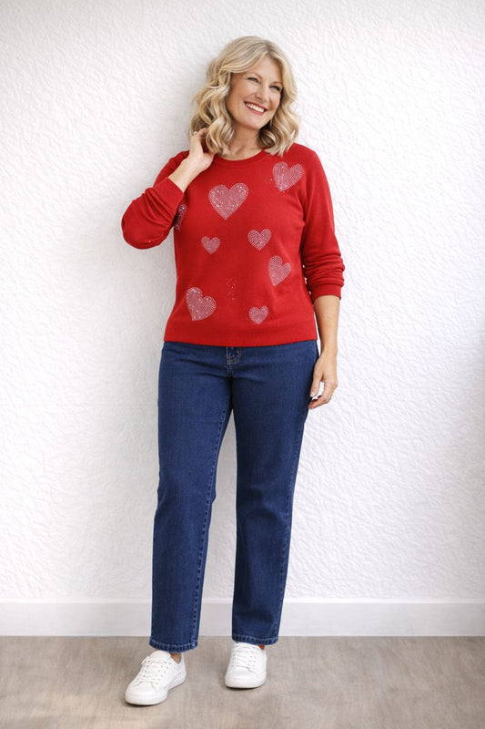 Hearts Sweater