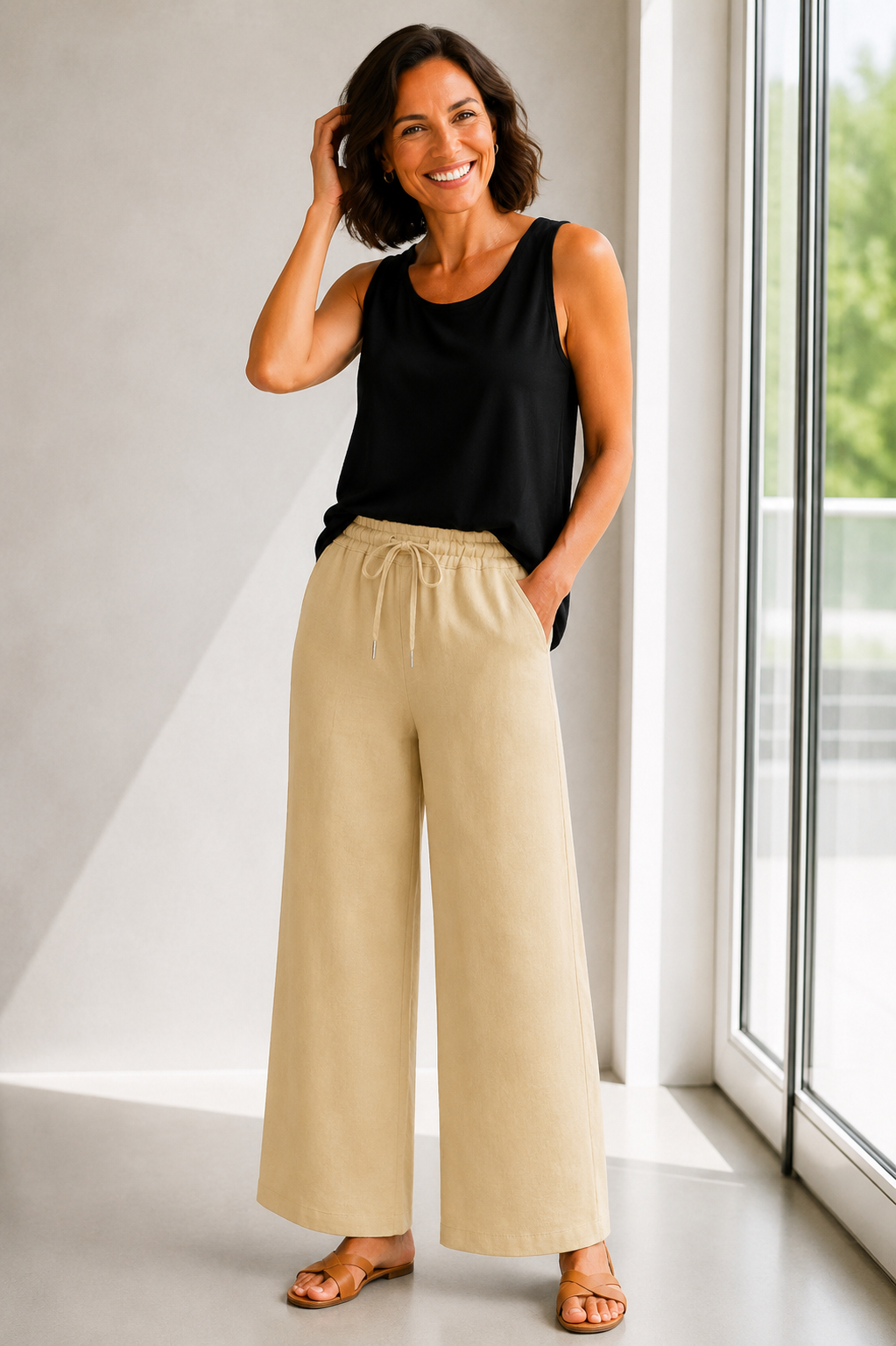 Evelyn Linen Pants