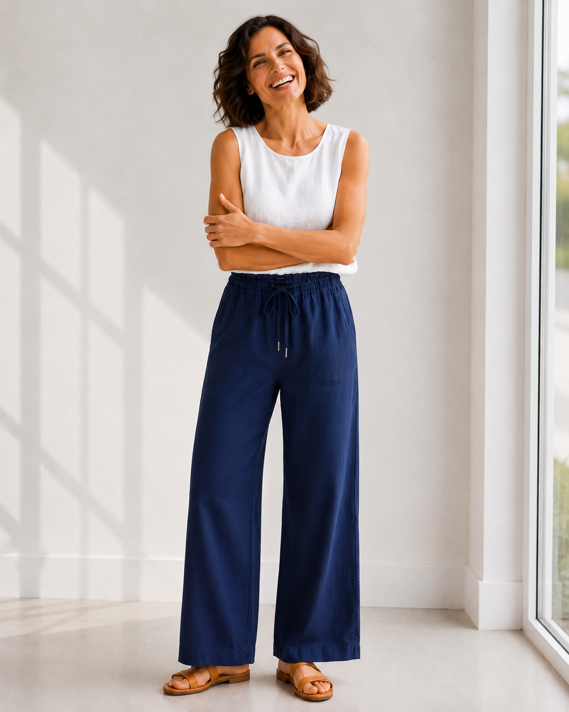 Evelyn Linen Pants