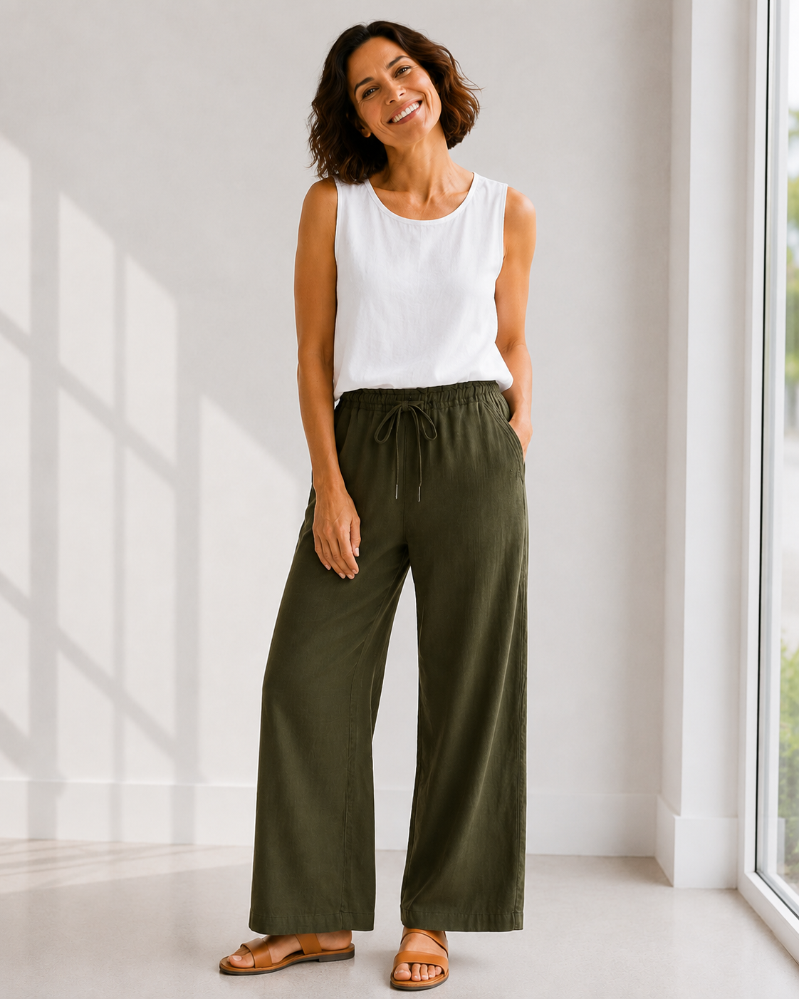 Evelyn Linen Pants