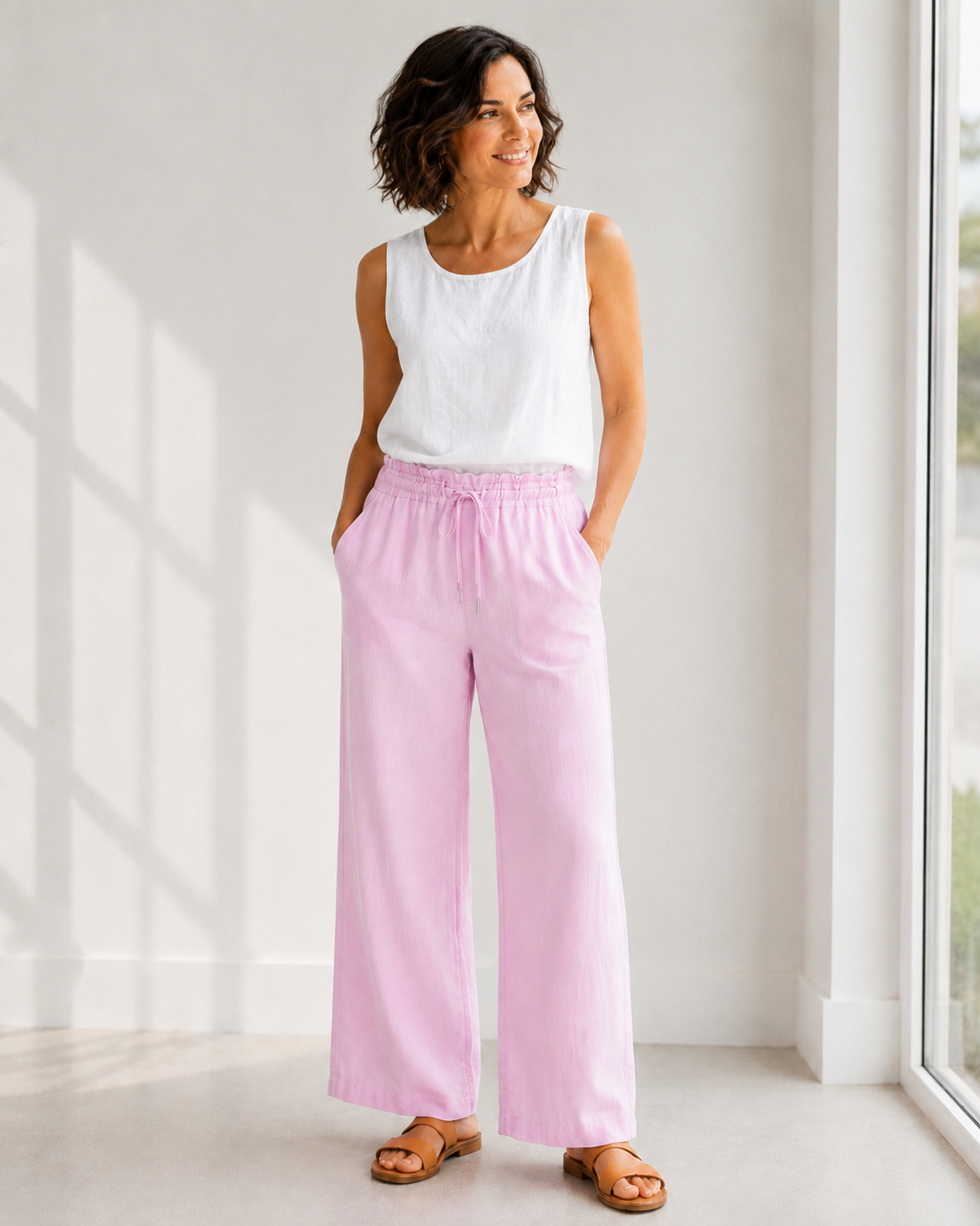 Evelyn Linen Pants