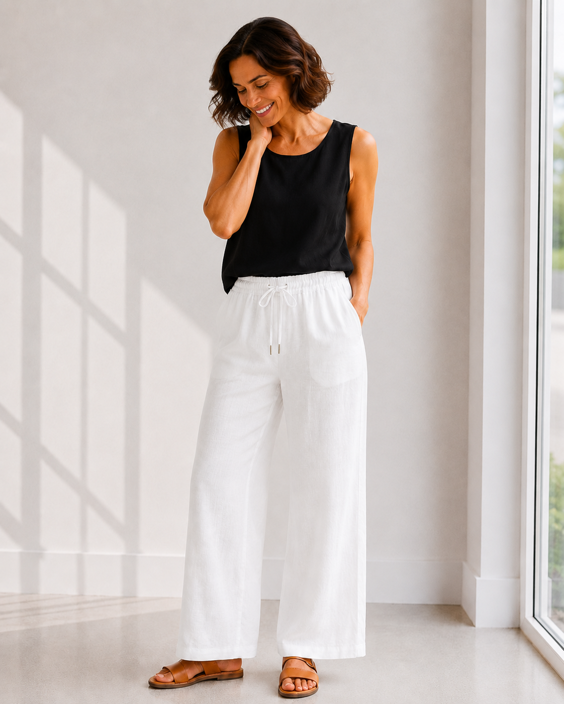 Evelyn Linen Pants