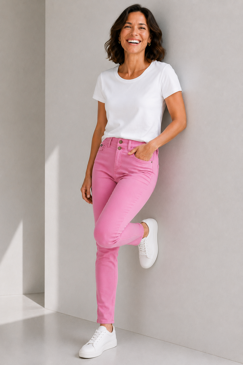 Bella Cotton Stretch Capri Jeans Pilbara