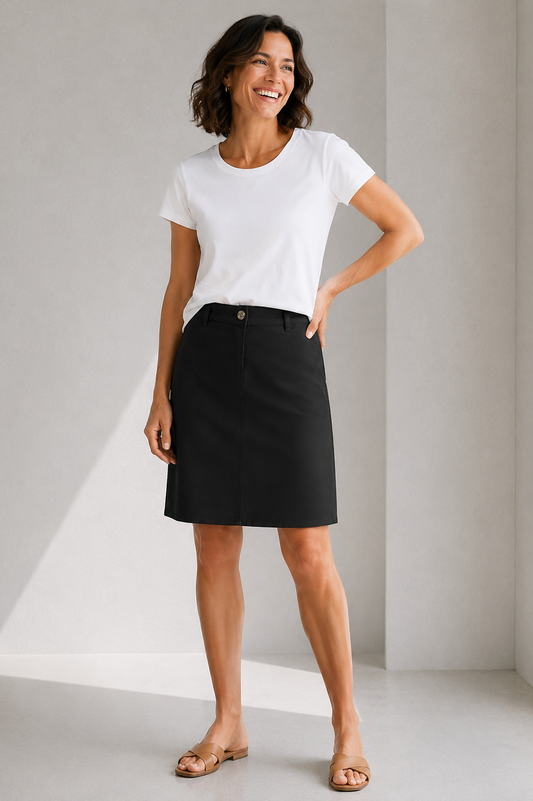 Chino A--Line Skirt Pilbara