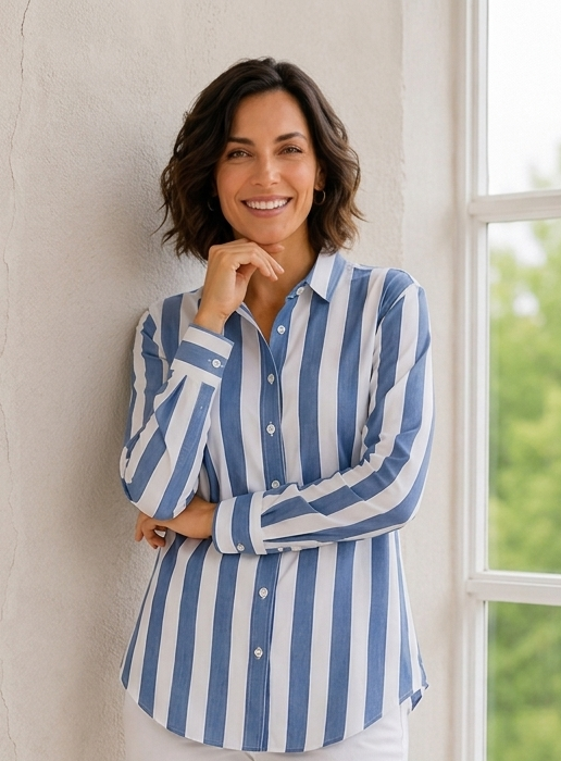 Jacquelin Classic Cotton Shirt Pilbara
