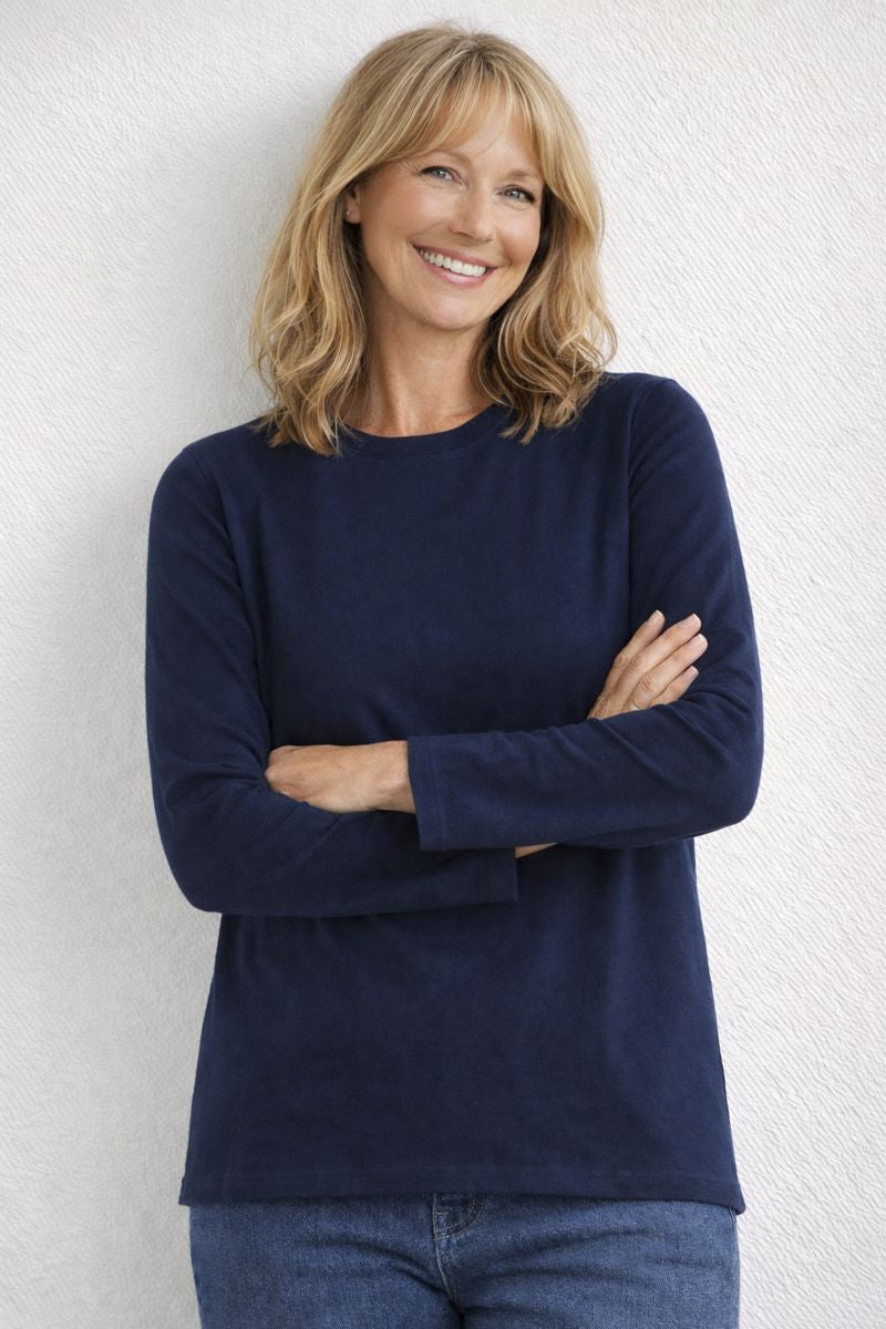 Cotton Long Sleeve Top