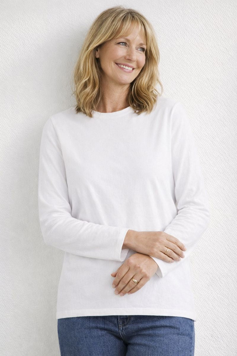 Cotton Long Sleeve Top