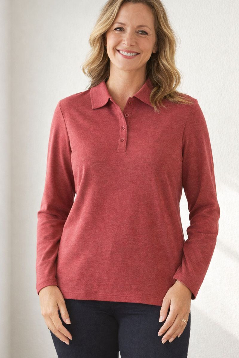 Trim Polo Top