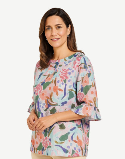 Paige Soft Print Top