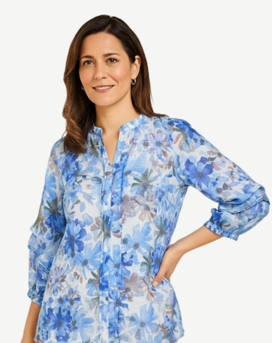 Faye Soft Print Top