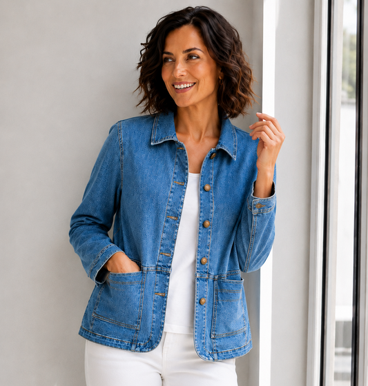 Mila Stretch Denim Jacket