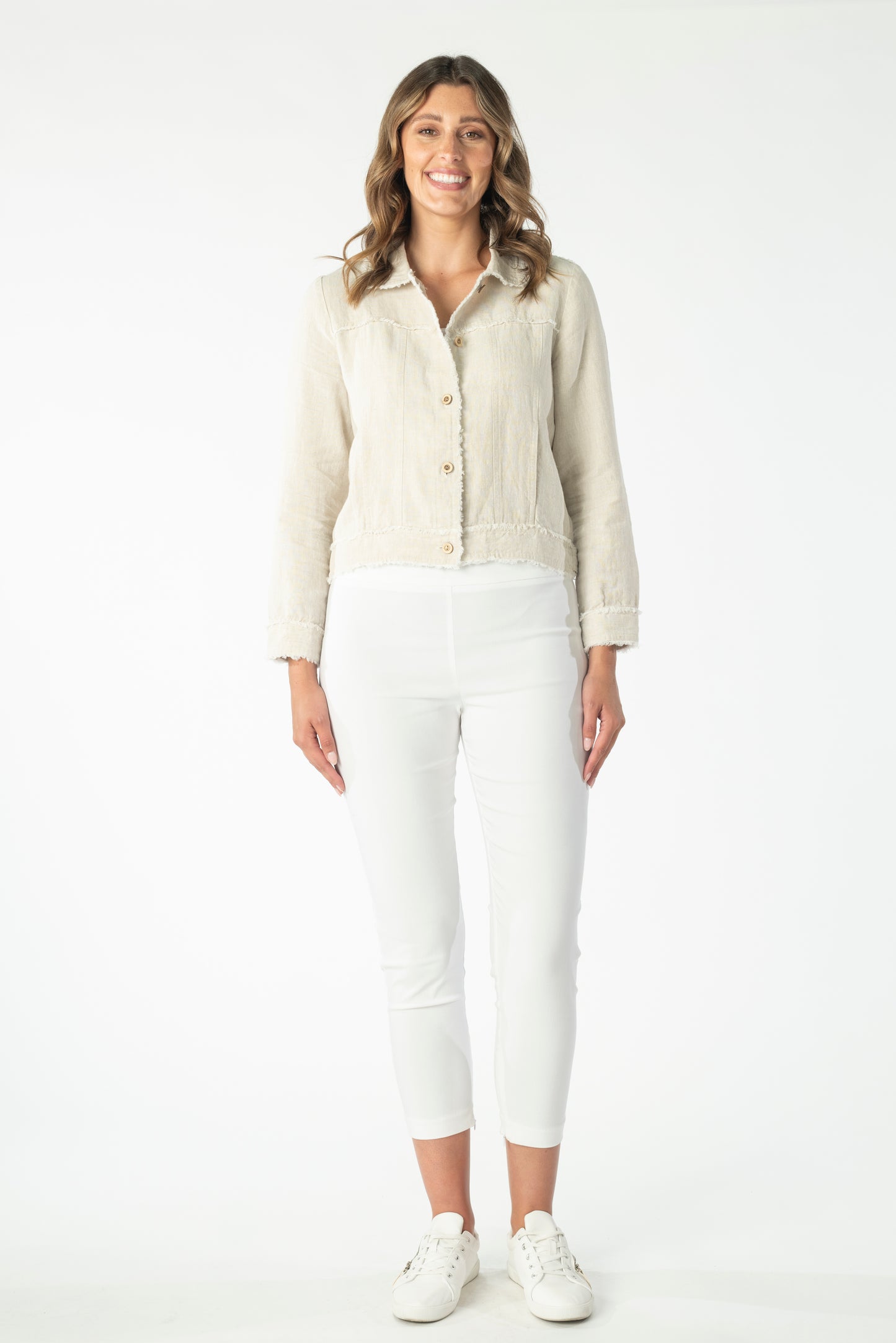 Linen Trim Jacket