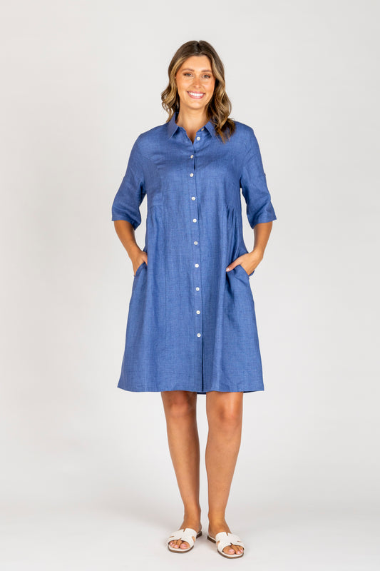 Lux Bec Buttoned Dress