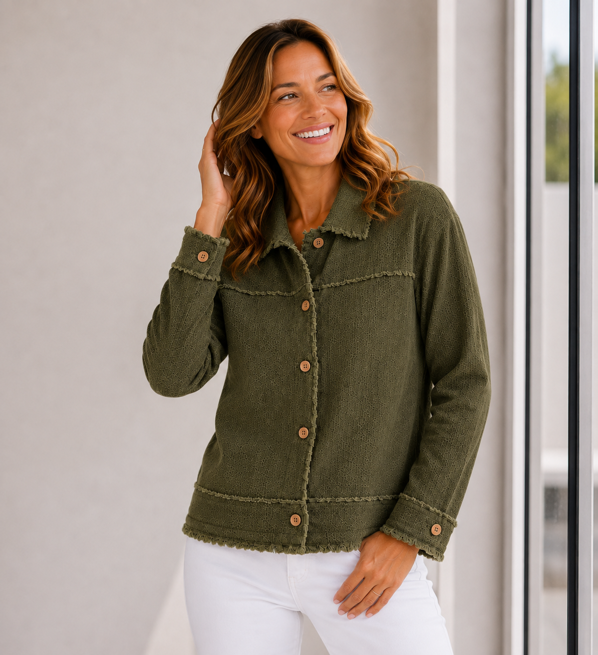 Lux Abbie Trim Jacket