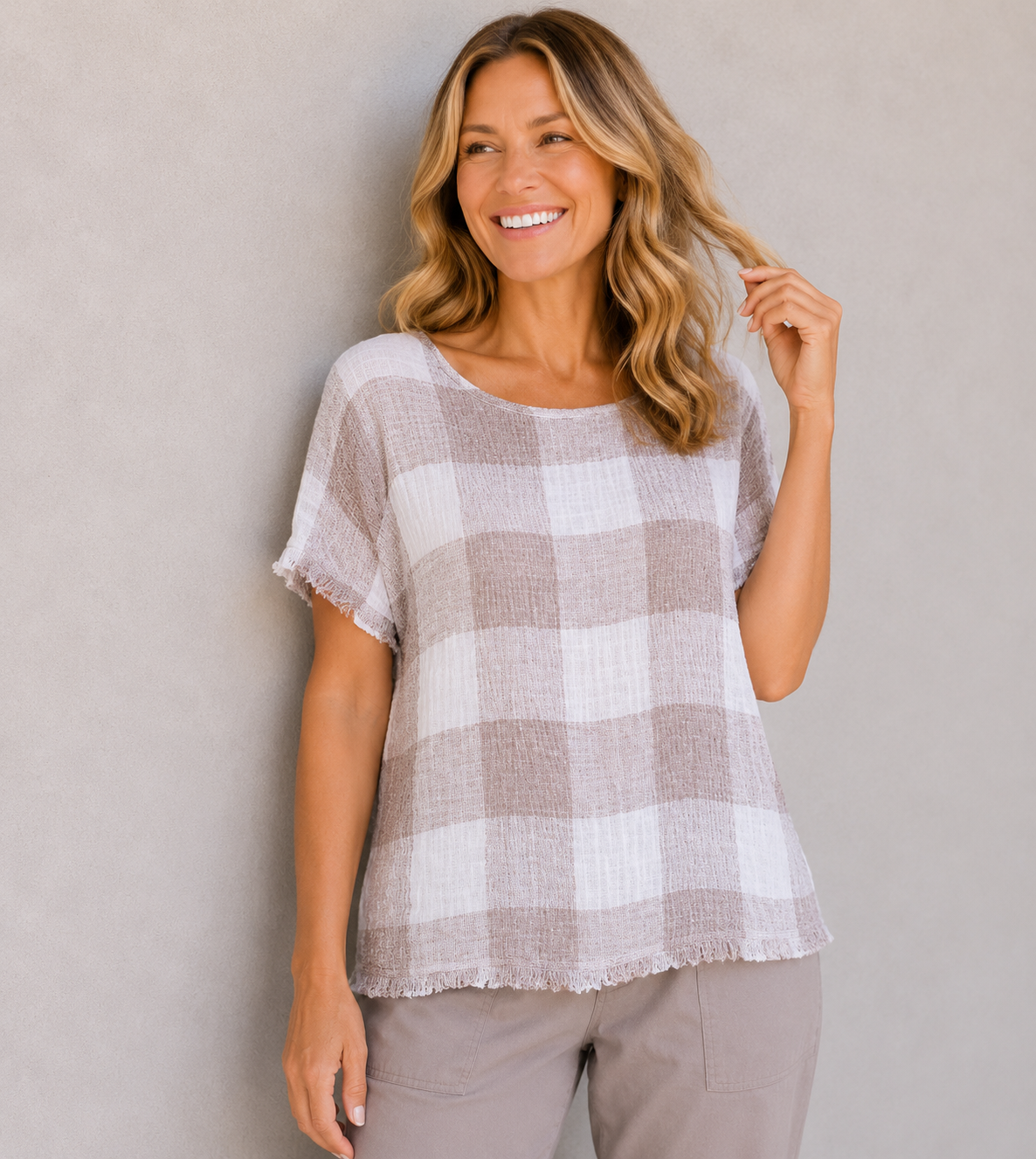 LAUREN LINEN TOP