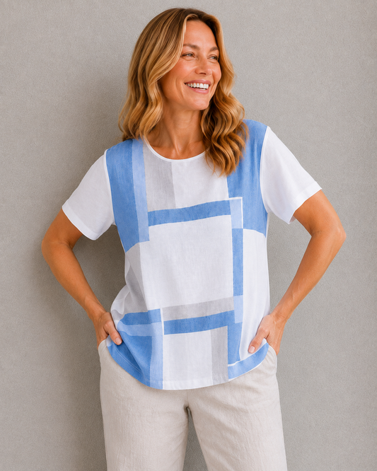 Georgia Print Top