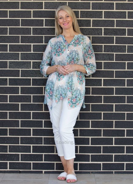 Lithgow Print Tunic