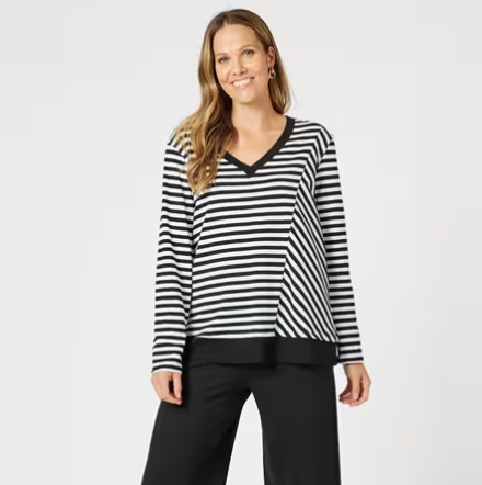 Serena Stripe Top