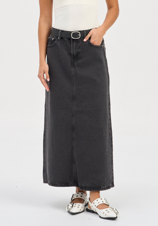 Nelia Maxi Denim Skirt