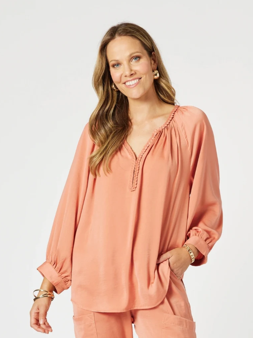 Lux Plait Top