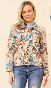 Long Sleeve Print Jacket