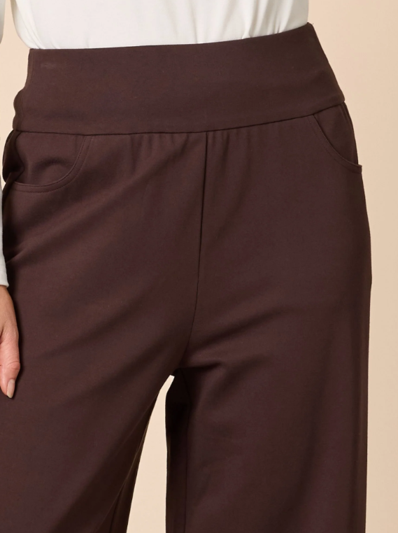 Kimmy Ponti Wide Leg Pant