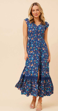 Long Sleeve Floral Dress