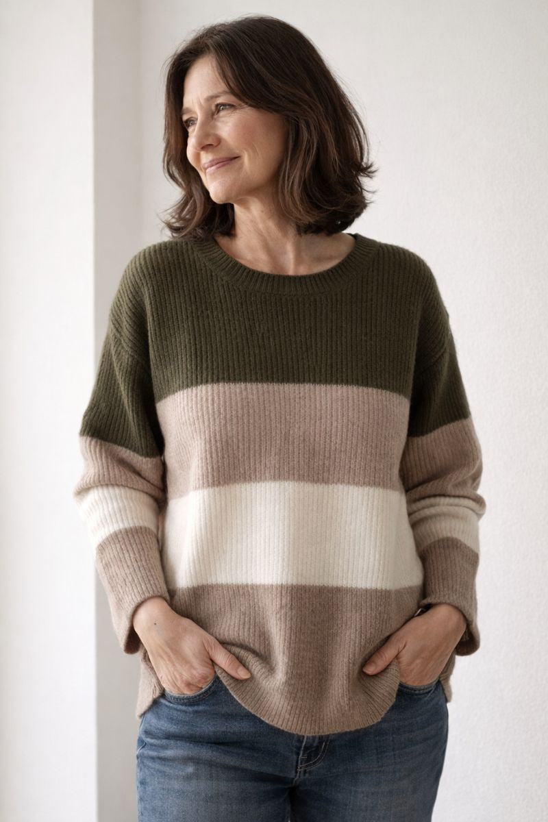 Bethany Stripe Sweater