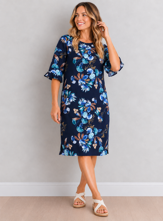 Selene Elbow Sleeve Dress