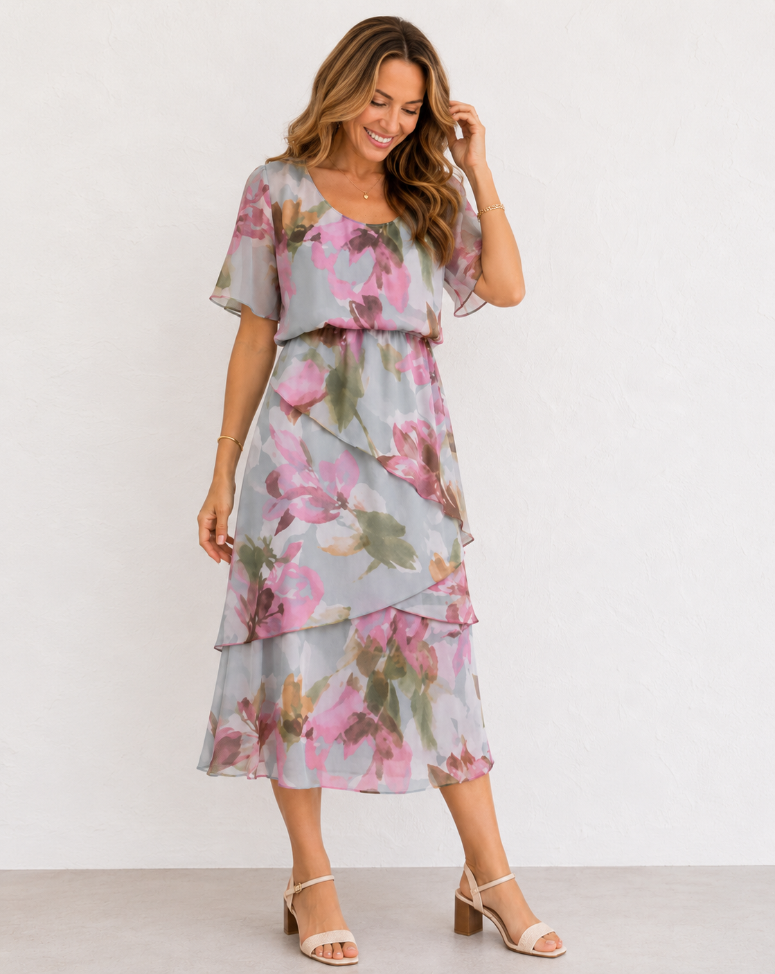 Pastel Ruffle Dress