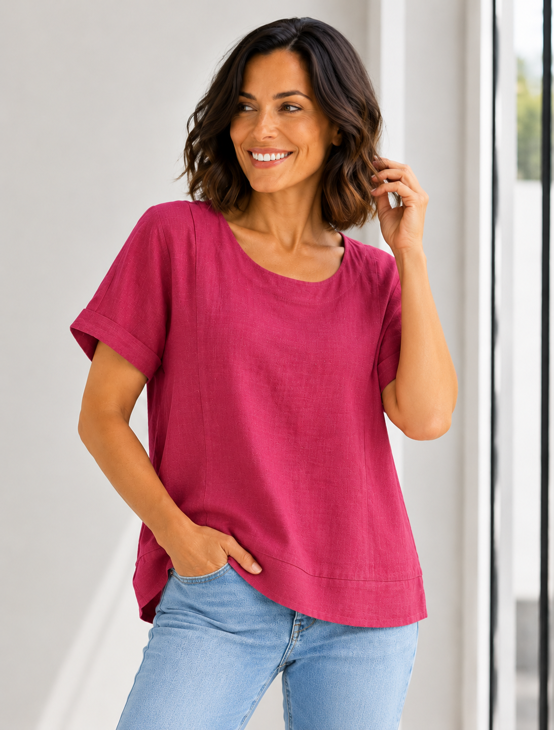 Linen Shores Top