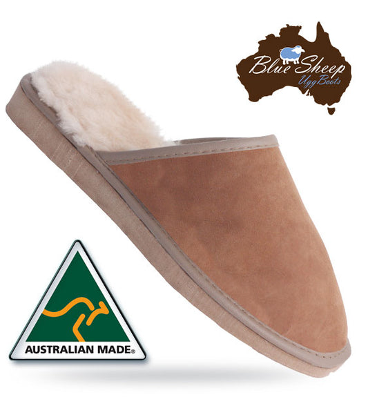 Scuff Slipper Blue Sheep