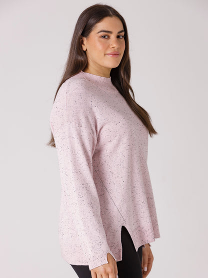 Notch Hem Knit