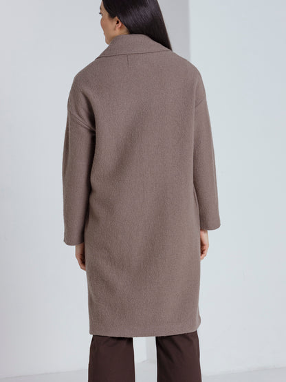 L/S Boiled Wool Coat