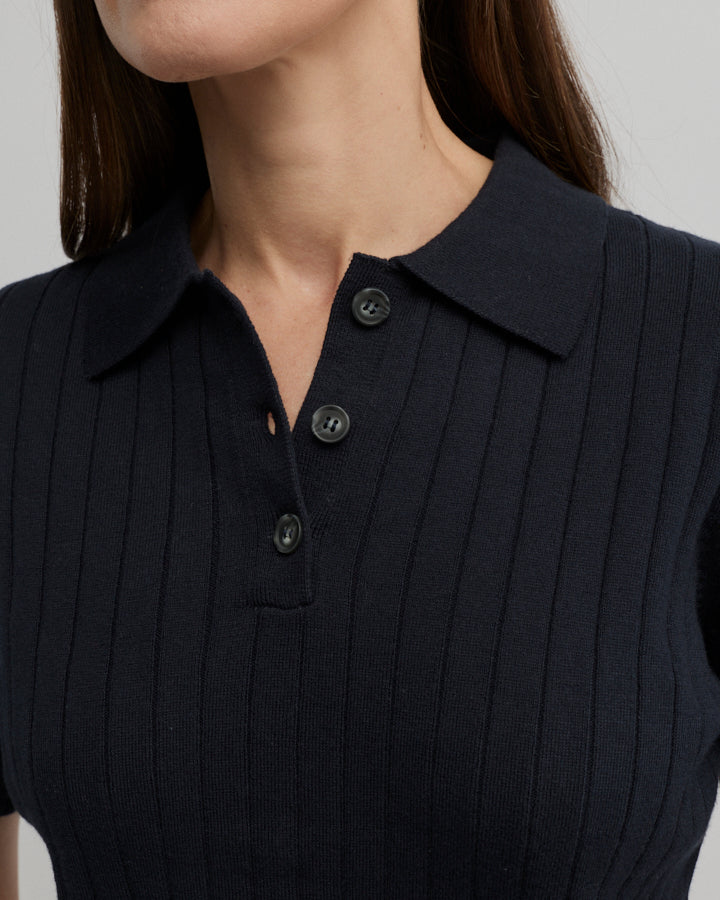 CAFE KNIT POLO
